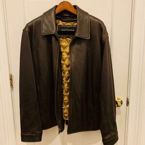Andrew Marc New York Men's Large Leather Jacket